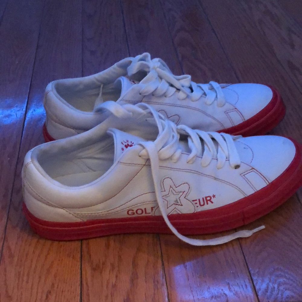 Golf le fleur red color block converse one star
